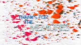 Fall Out BoyThanks for the memoriesLyric VideoHDHQ [upl. by Nnylaj]