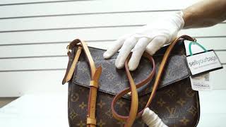 LOUIS VUITTON Mabillon Monogram Canvas Shoulder Crossbody Bag REVIEW PREOWNED [upl. by Livia]