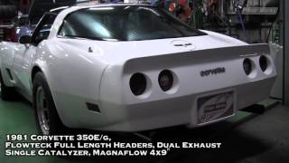 1981 Corvette Exhaust Sound [upl. by Stolzer]