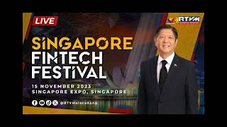 LIVE SINGAPORE FINTECH FESTIVAL NOVEMBER 15 2023 [upl. by Harim170]