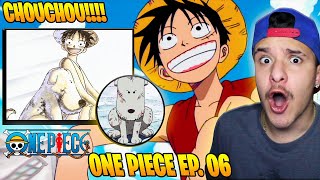 DEIXA O CHOUCHOU EM PAZ  QUASE CHOREI  ASSISTINDO ONE PIECE PELA PRIMEIRA VEZ Ep 06 REACT [upl. by Iad]