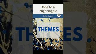 Ode to a Nightingale  John Keats  Themes  MA English notes  youtubeshorts [upl. by Neelyad]