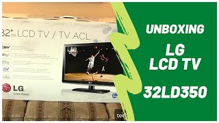 LG 32quot Class LCD 720p 60Hz HDTV 32LD350 Unboxing [upl. by Willyt]