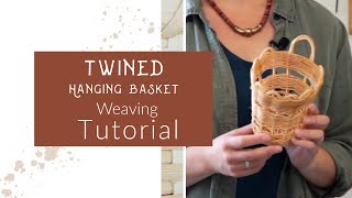 Beginner Basket Weaving Tutorial [upl. by Eggett]