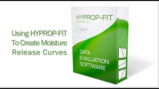 Using HYPROPFIT Software to Create a Moisture Release Curve [upl. by Etteraj]