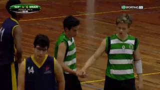 Basquetebol SportingGDEMAM Sub 16 201617 [upl. by Hallam]