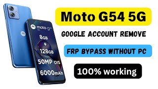 All moto Frp Bypass without Pc  moto g52 5g Google account remove [upl. by Essila]