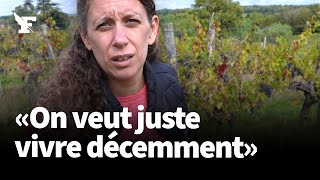 Le cri de détresse dune vigneronne étranglée par les dettes [upl. by Eanaj]