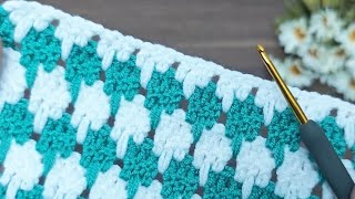 this is it💯A gorgeous crochet blanket pattern👌👌knitting crochet [upl. by Ajat]