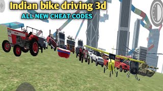 FINALLY NEW UPDATE 😱 ALL NEW CHEAT CODES  INDIAN BIKE DRIVING 3D GAME [upl. by Airoled]