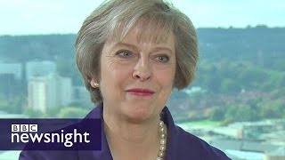 Theresa May on morals Brexit Yemen and peerages  BBC Newsnight [upl. by Hook]