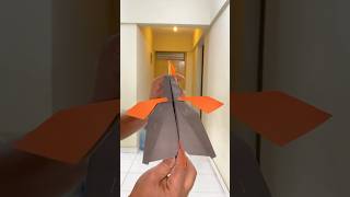 Bat Bird Origami Paper Airplane Test Flight [upl. by Euqina]