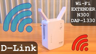 DLink WiFi Extender N300 DAP1330 300Mbps  Full Tutorial  Configuration  Settings  Unboxing [upl. by Clo]