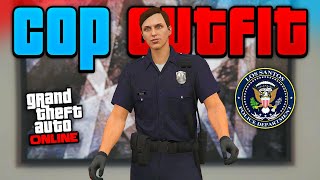 I SAVED THE LSPD COP OUTFIT IN GTA 5 ONLINE SUPER EASY [upl. by Devaney]