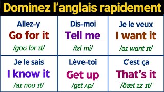 🔴 Phrases simples très utiles pour apprendre langlais rapidement ✅ Useful Sentences to learn French [upl. by Brag]