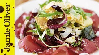 Omelette Salad amp Bresaola  Jamie at Home [upl. by Xino]