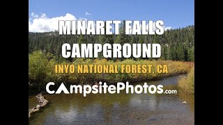 Minaret Falls Campground Inyo National Forest California [upl. by Enirehs]