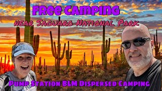 Free Camping Pump Station Road Dispersed Camping Review Marana Arizona  Boondocking [upl. by Spearing]