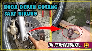 Cara Ganti Bearing Laher Roda Depan Jupiter MX [upl. by Bigler]