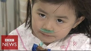 Video shows 6 yearold rescued from sinking ferry in South Korea  BBC News [upl. by Gherardo]