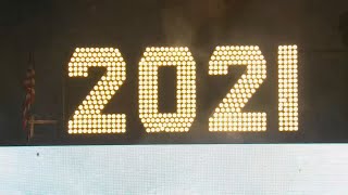 Times Square 2021 Ball Drop in New York City full video [upl. by Cottle282]