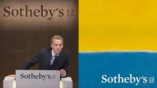 Mark Rothko Masterpiece Sold for 253 Million HKD Sets New Record in Asia  Sotheby’s [upl. by Abrahan]