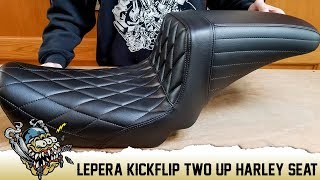 LePera Kickflip Harley Davidson Seat Overview  DeadbeatCustomscom [upl. by Graybill845]