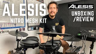 LA MEJOR BATERIA ELECTRONICA Alesis Nitro Mesh Kit UnboxingReview EN ESPAŃOL Alesis bateria [upl. by Neyud]