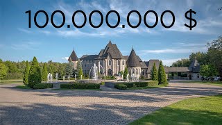 100 Million Luxury Mansion in Canada  Dream Mansion Tour [upl. by Spindell]