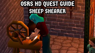 OSRS HD Quest Guide Sheep Shearer [upl. by Monto]