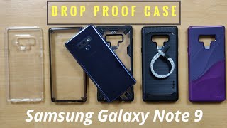 Best Drop Proof Case for Samsung Galaxy Note 9 Ringke Spigen SupCase [upl. by Berk247]