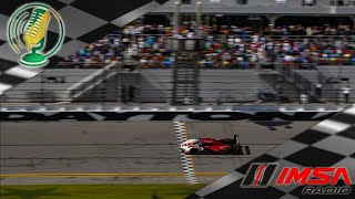 2024 Rolex 24 at Daytona confusion at the checkered flag  Call by IMSA Radio [upl. by Ahseken]