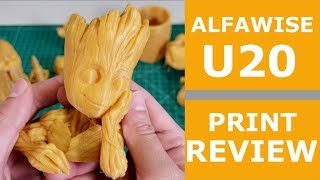 Alfawise U20 Review  Prints Inside the SD Card [upl. by Nnawaj]