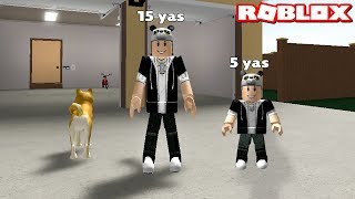 Küçük Çocuk Olup Büyümeye Çalışıyoruz  Panda ile Roblox Growing Up [upl. by Liesa]