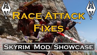 Skyrim Mod  Race Attack Fixes [upl. by La Verne]