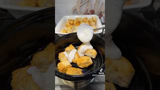 Biscuits and gravy biscuits biscuitsandgravy breakfastideas airfryerrecipes [upl. by Ronym]