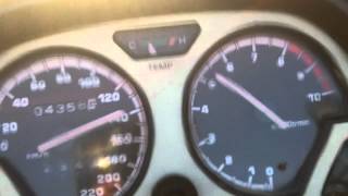 yamaha xtz 750 acceleration 0  210 kmh [upl. by Hairam596]