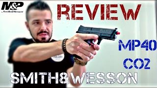 Review Pistola Smith amp Wesson MP40 CO2 KWC Airsoft [upl. by Garfinkel]