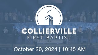 Collierville First Baptist Church  October 20 2024 [upl. by Dessma]