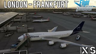 MSFS2020 Boeing 7478 • London  Frankfurt XBOX Series S [upl. by Loeb]