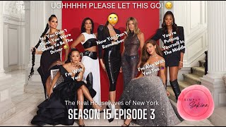 The Real Housewives of New York Review  Season 15 Episode 3  Dramamine Drama [upl. by Ymor]