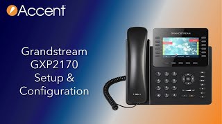 Grandstream GXP2170 IP Phone Setup amp Configuration Video [upl. by Allina]