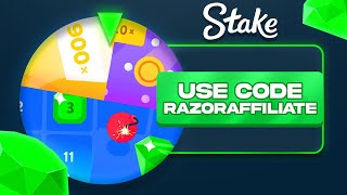 Stake Promo Code quotRAZORAFFILIATEquot  UP TO 250 Stake Bonus [upl. by Nahbois]