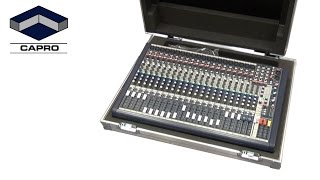 Capro Flight Case for Soundcraft MFXi 202 Mixer [upl. by Adnilema]