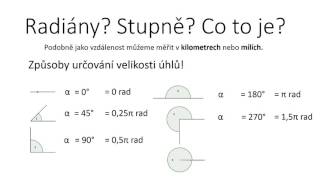 Jak na kalkulačku 3 Sin cos tan  Stupně × radiány [upl. by Eneleuqcaj]