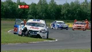 2009 BTCC Croft hard crash [upl. by Mellins754]