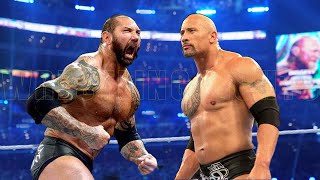 The Rock vs Batista Match Wrestling Fights [upl. by Kowatch]