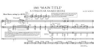 A Streetcar Named Desire quotMain Title” by Alex North Score Reduction and Analysis [upl. by Oys]