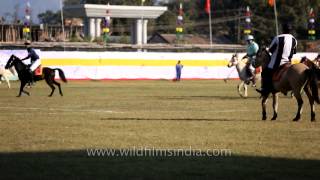 India A scored against USA at 7th International Polo match [upl. by Airtina]