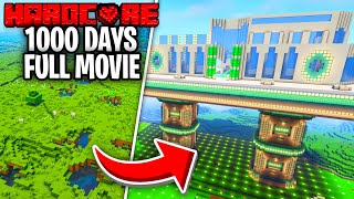 I Survived 1000 Days in Hardcore Minecraft FULL MOVIE [upl. by Oswin]